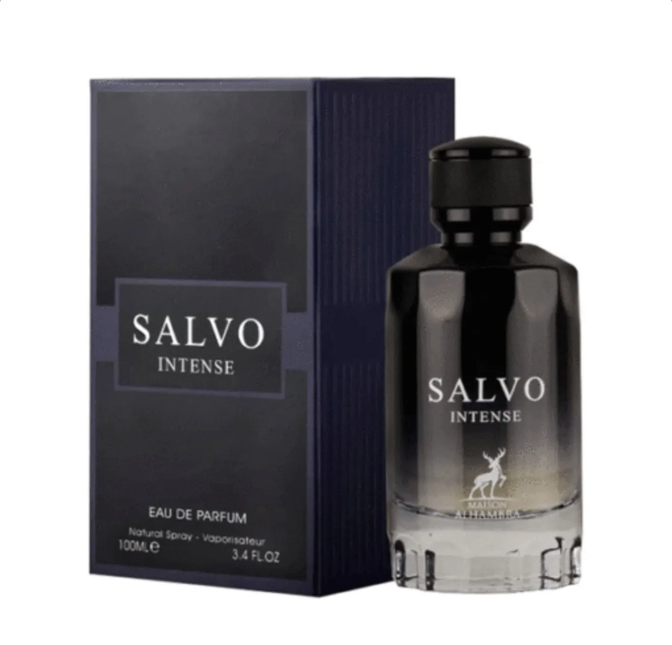 عطر ادکلن مردانه الحمبرا سالوو اینتنس مشابه رایحه دیور ساواج اینتنس ۱۰۰ میل | Alhambra Salvo Intense – Dior Sauvage Intense 100ml