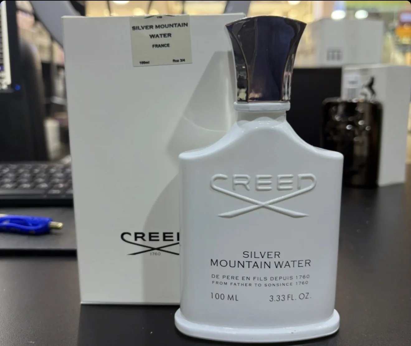 تستر عطر ادکلن کرید سیلور مانتین واتر 125میل | Creed Silver Mountain Water