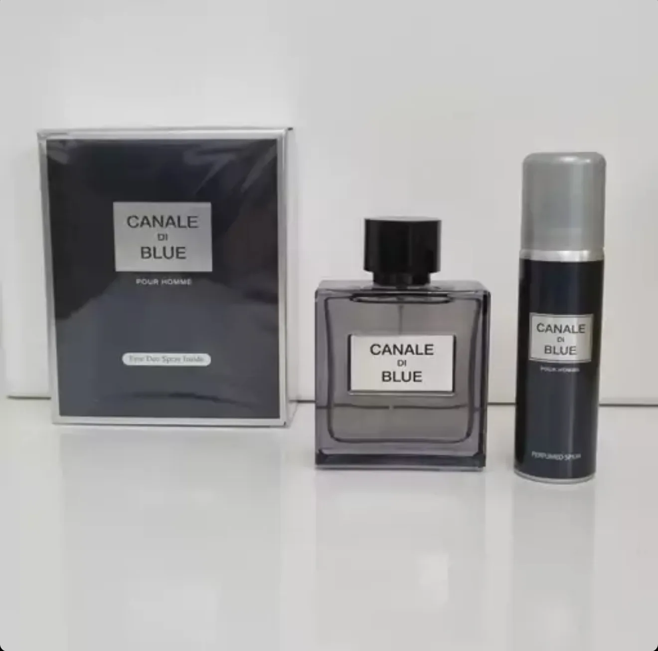 عطر ادکلن مردانه فراگرنس ورد کانال دی بلو اسپری‌دار مشابه رایحه بلو د شنل | Fragrance World Chanel de Bleu – Bleu de Chanel Spray