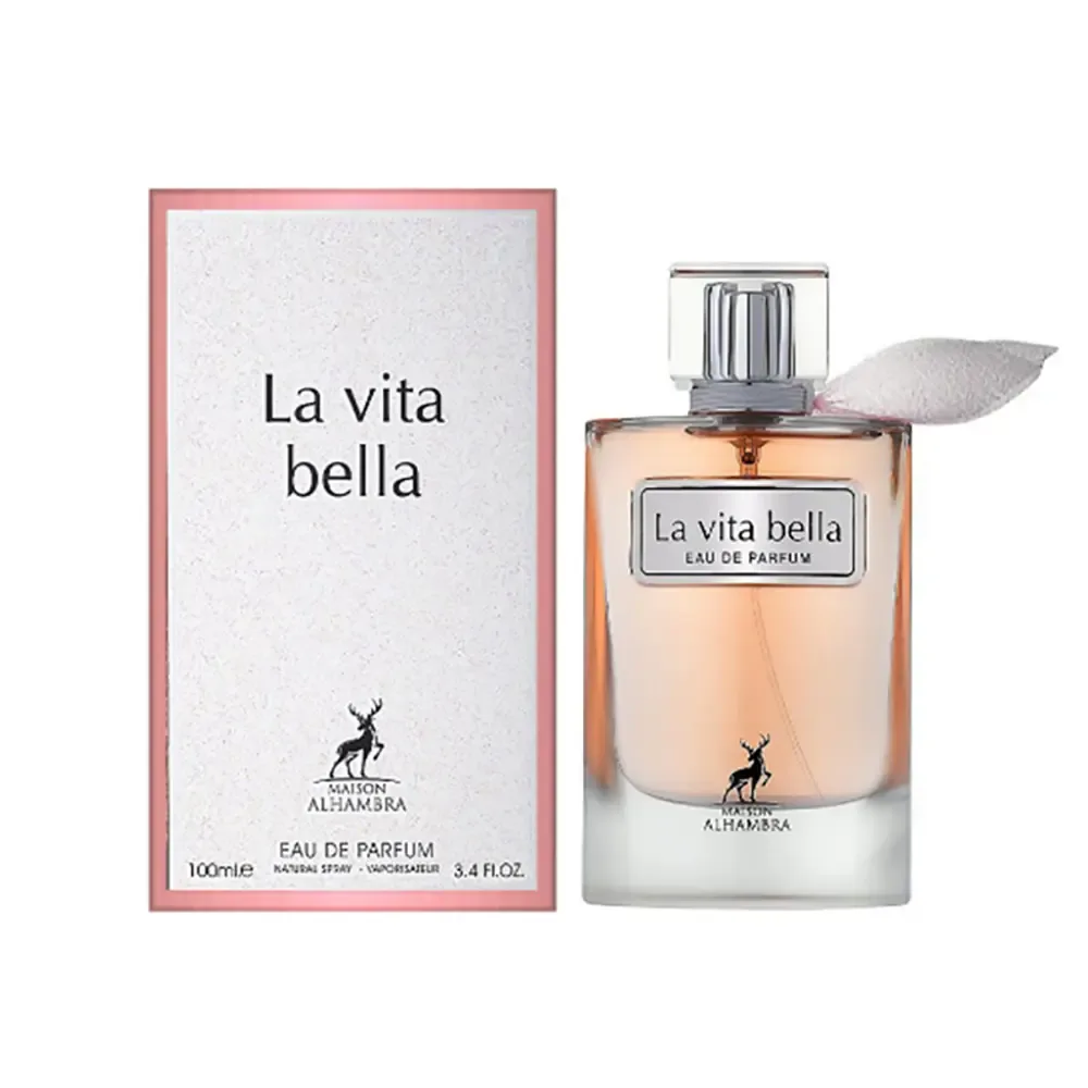عطر ادکلن زنانه لانکوم لا ویه است بله الحمبرا 100 میل | Maison Alhambra Lancome La Vie Est Belle