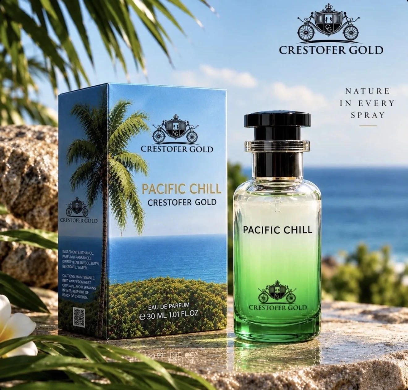 عطر ادکلن لویی ویتون پسفیک چیل کریستوفر گلد ۳۰ میل | Louis Vuitton Pacific Chill Christopher Gold 30ml