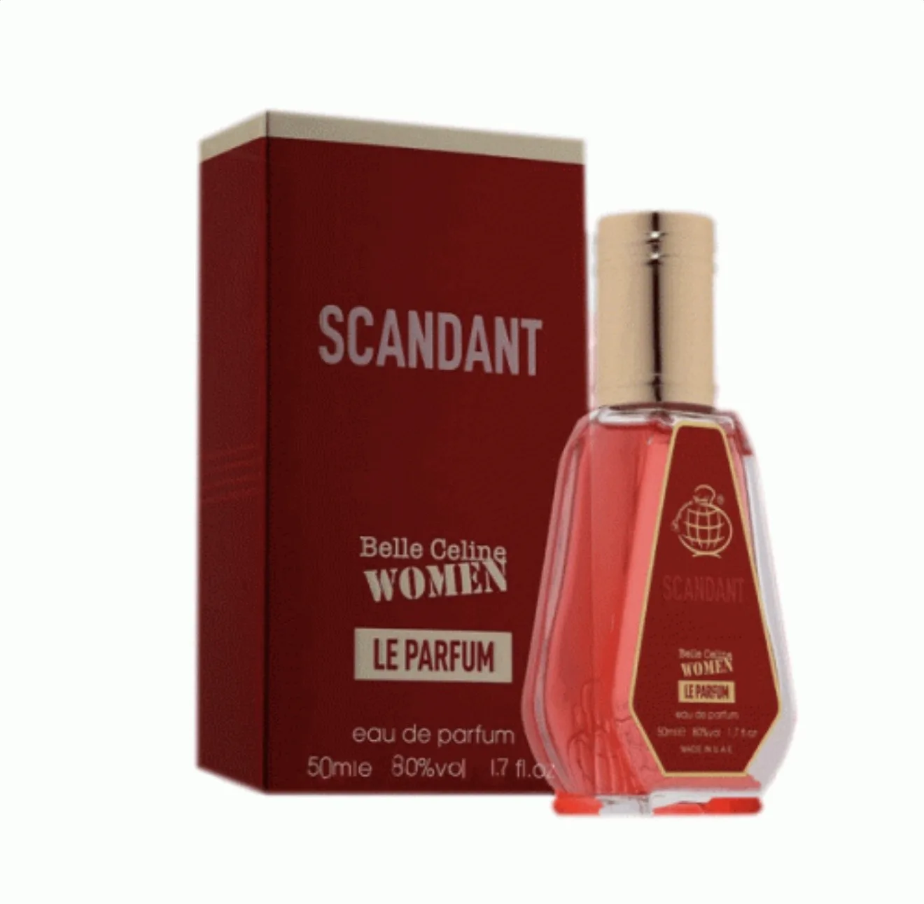 عطر ادکلن زنانه اسکندانت بله سلین فرگرنس ورد با رایحه ژان پل گوتیه اسکندل له پرفیوم 50 میل | Fragrance World Scandant Belle Celine – Scandal Le Parfum