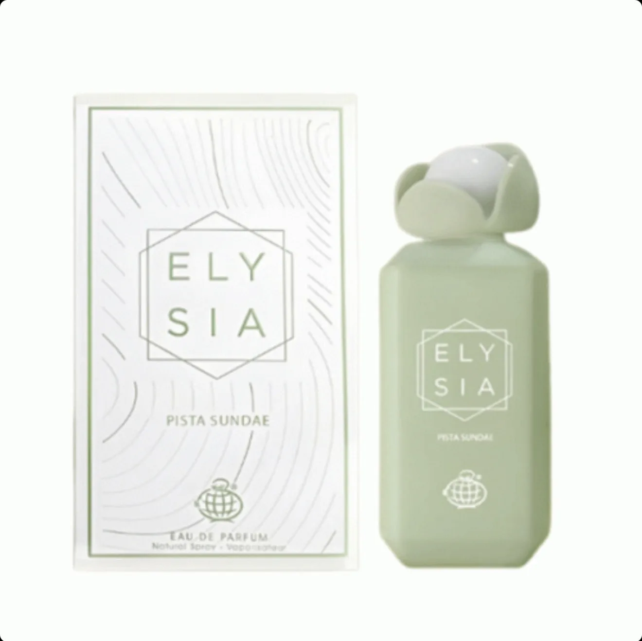 عطر ادکلن زنانه فراگرنس ورد الیسیا پیستا ساندای مشابه رایحه کایالی یام پیستاچیو جلاتو ۱۰۰ میل | Fragrance World Alicia Pistachio Sunday – Kayali Yum Pistachio Gelato 100ml